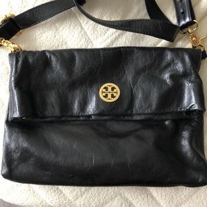 Tory Burch Dena Messenger Bag, Black, crossbody